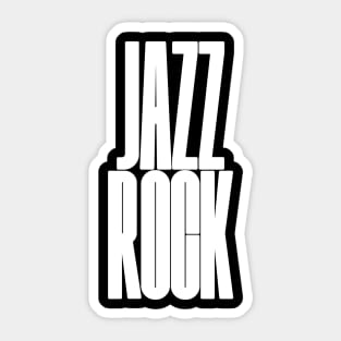 Jazz rock logo Sticker